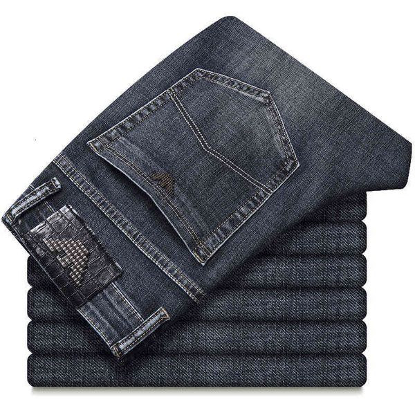 grade high jeans men's spring and summer fashion brand pure cotton busin loose straight elastic thin, Blue
grade high jeans men's spring and summer fashion brand pure cotton busin loose straight elastic thin, Blue