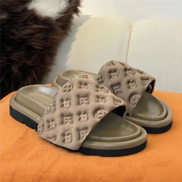 designers smooth calfkin women sandals beach slide flat mules velcro slippers leather flip flops 35-42, Black
designers smooth calfkin women sandals beach slide flat mules velcro slippers leather flip flops 35-42, Black