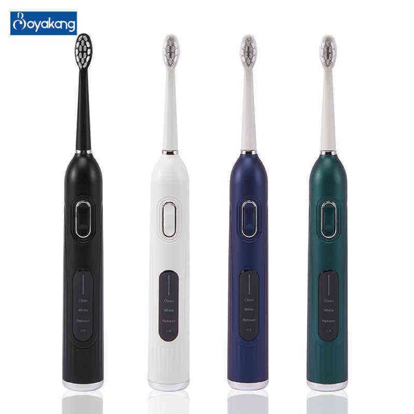 toothbrush boyakang ultrasonic electric toothbrush 3 cleaning modes smart timing ipx7 waterproof dupont bristles induction charging 0315 
toothbrush boyakang ultrasonic electric toothbrush 3 cleaning modes smart timing ipx7 waterproof dupont bristles induction charging 0315