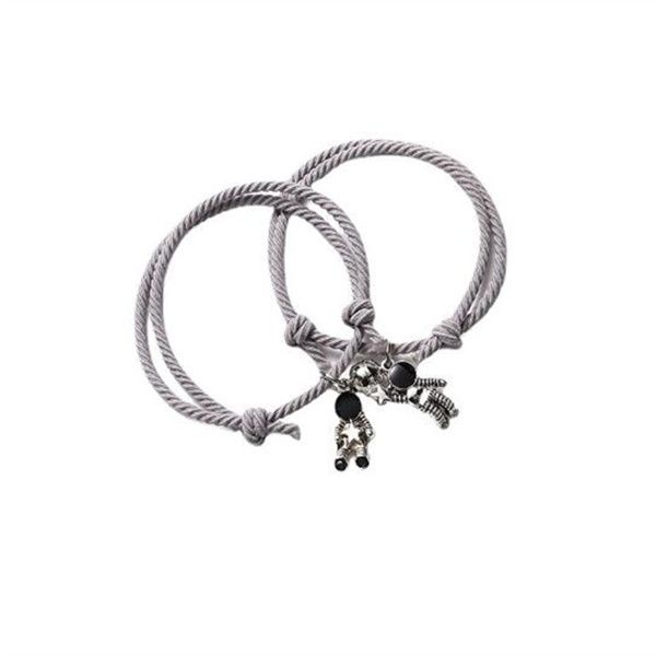 couple bracelet astronaut small rubber band to send girlfriend boyfriend magnet stone bell bracelet knot head rope jewelry gc1218, Golden;silver
couple bracelet astronaut small rubber band to send girlfriend boyfriend magnet stone bell bracelet knot head rope jewelry gc1218, Golden;silver