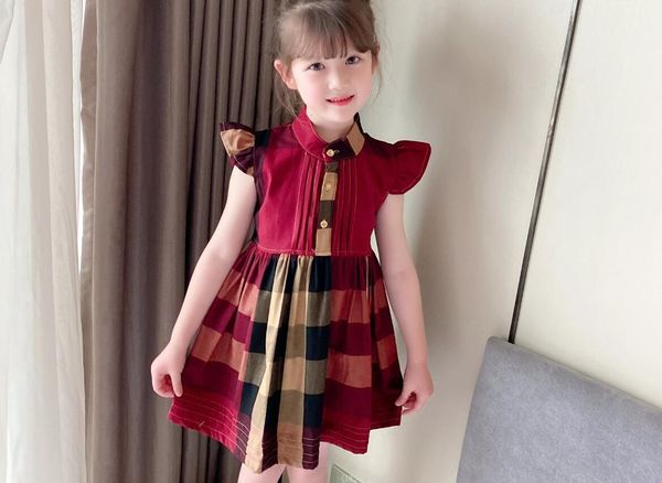 2022 summer new girls' foreign style short sleeve dress children's baby print lapel princess skirt d12, Red;yellow
2022 summer new girls' foreign style short sleeve dress children's baby print lapel princess skirt d12, Red;yellow