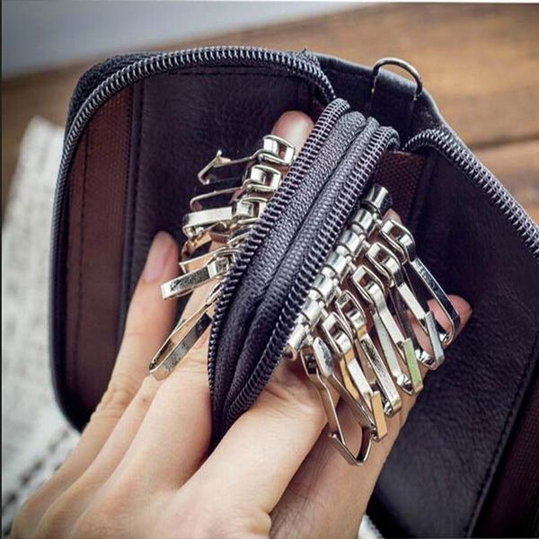 new arrival men genuine leather bag coin purse double zipper key wallets fashion women housekeeper card key holders, Red;blue
new arrival men genuine leather bag coin purse double zipper key wallets fashion women housekeeper card key holders, Red;blue