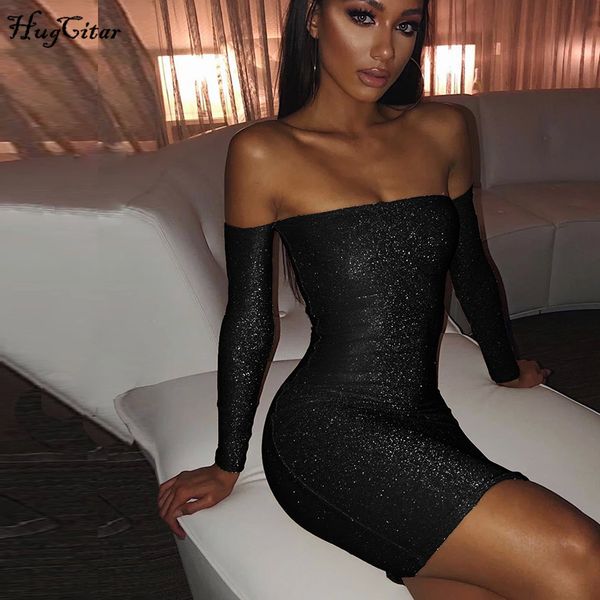 2022 long sleeve slash neck tube mini dress autumn winter women party club pure shining outfits christmas, Black;gray
2022 long sleeve slash neck tube mini dress autumn winter women party club pure shining outfits christmas, Black;gray