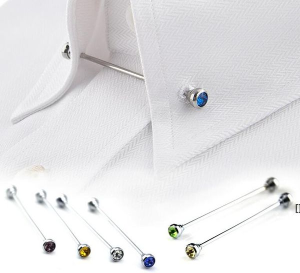 crystal tie bar mens shirt collar pin necktie ties clip clasp brooch barbell lapel stick collars buckle bbb15036, Silver
crystal tie bar mens shirt collar pin necktie ties clip clasp brooch barbell lapel stick collars buckle bbb15036, Silver