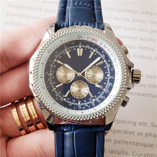 swiss brand men watches automatic movement all dial work watch leather strap functional designer watches montre de lu266r, Slivery;brown
swiss brand men watches automatic movement all dial work watch leather strap functional designer watches montre de lu266r, Slivery;brown