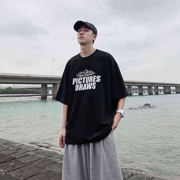 designer men's t-shirt large loose short t casual letter round neck half sleeve couple t-shirt summer men's wear, White;black
designer men's t-shirt large loose short t casual letter round neck half sleeve couple t-shirt summer men's wear, White;black