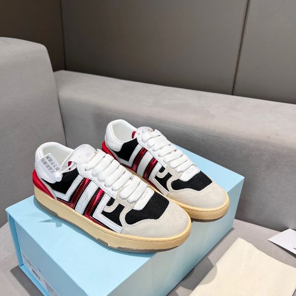 2021 men designer striped shoes vintage sneakers leather chunky sneaker women season shades lace-up trainers platform casual shoe 0706, Black
2021 men designer striped shoes vintage sneakers leather chunky sneaker women season shades lace-up trainers platform casual shoe 0706, Black