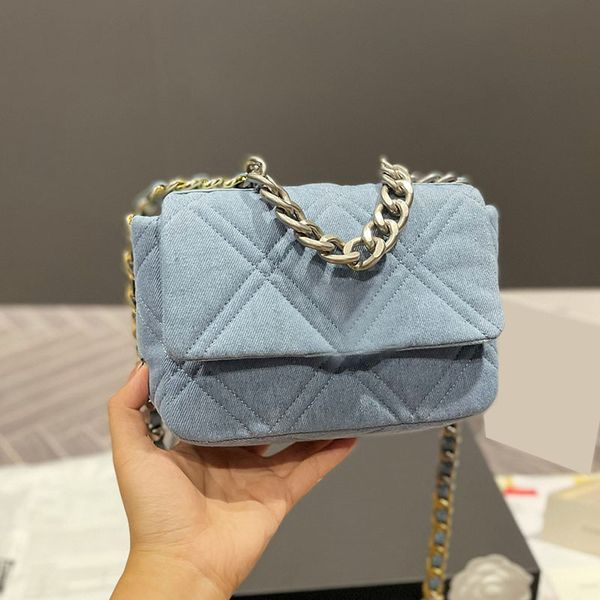 womens classic flap 19 bicolore quilted denim bag mini/medium/jumbo silver hardware crossbody shoulder large capacity sacoche handbags 20cm/
womens classic flap 19 bicolore quilted denim bag mini/medium/jumbo silver hardware crossbody shoulder large capacity sacoche handbags 20cm/