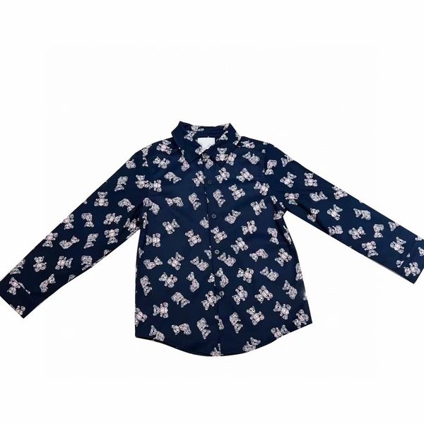 boys shirt baby clothes kids designer letter buckle printed bear fabric long sleeve cotton autumn and winter black size 100-160, White;black
boys shirt baby clothes kids designer letter buckle printed bear fabric long sleeve cotton autumn and winter black size 100-160, White;black