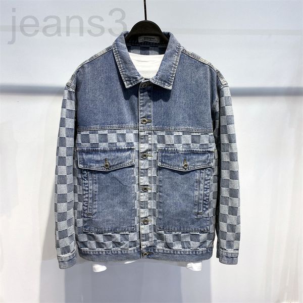 men's jackets designer spring new men's denim jacket loose stitching fashion check jacquard gtxa6688 nz51, Black;brown
men's jackets designer spring new men's denim jacket loose stitching fashion check jacquard gtxa6688 nz51, Black;brown