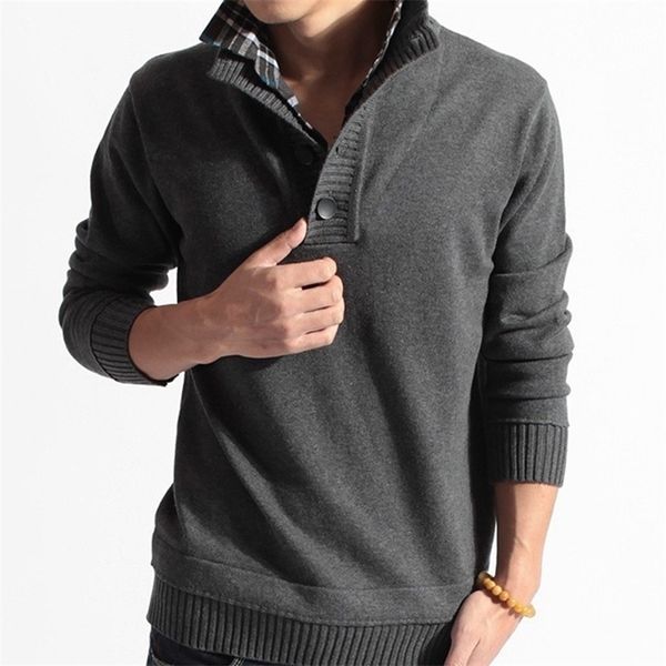 mens clothing winter solid color sweater long sleeve fake two pieces soft handfeel holiday stylish sweater blouse 201125, White;black
mens clothing winter solid color sweater long sleeve fake two pieces soft handfeel holiday stylish sweater blouse 201125, White;black