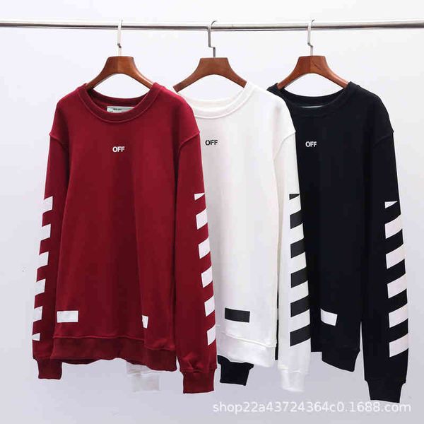 men's hoodies sweatshirts autumn and winter men's youth fashion brand ow round neck pullover bottomed long sleeve versatile sweate, Black 
men's hoodies sweatshirts autumn and winter men's youth fashion brand ow round neck pullover bottomed long sleeve versatile sweate, Black