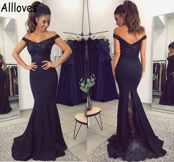 dark navy off the shoulder mermaid bridesmaid dresses lace appliques beaded formal evening maid of honor gowns sweep train backless wedding, White;pink
dark navy off the shoulder mermaid bridesmaid dresses lace appliques beaded formal evening maid of honor gowns sweep train backless wedding, White;pink