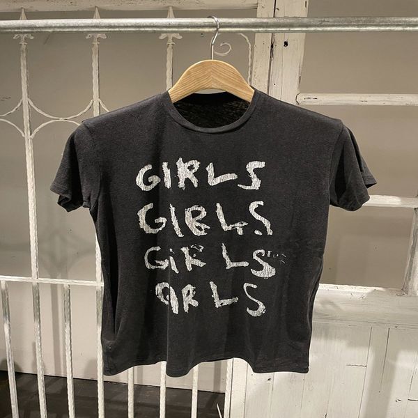 women's t-shirt letter print black short sleeved t-shirt summer japanese trend sports shirt, White
women's t-shirt letter print black short sleeved t-shirt summer japanese trend sports shirt, White