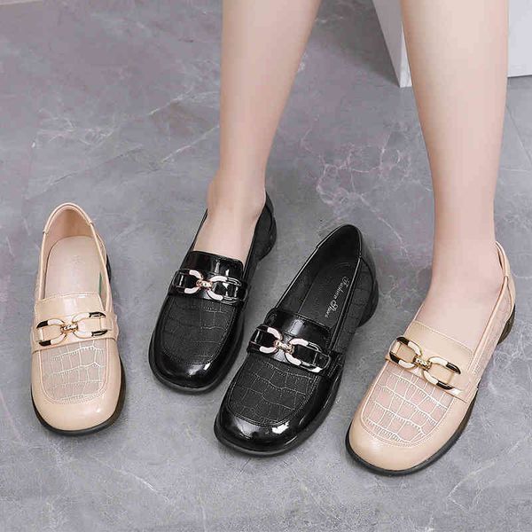 slippers summer patent leather soft sole women's shoes large mesh thick heel lefu medium and small 7zlu, Black
slippers summer patent leather soft sole women's shoes large mesh thick heel lefu medium and small 7zlu, Black