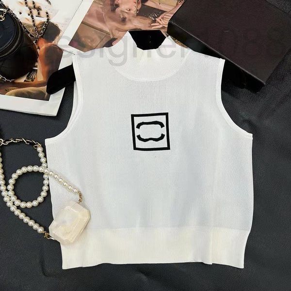 women's knits & tees designer spring and summer 2022 new solid color half high collar pullover black white sleeveless sweater women
women's knits & tees designer spring and summer 2022 new solid color half high collar pullover black white sleeveless sweater women