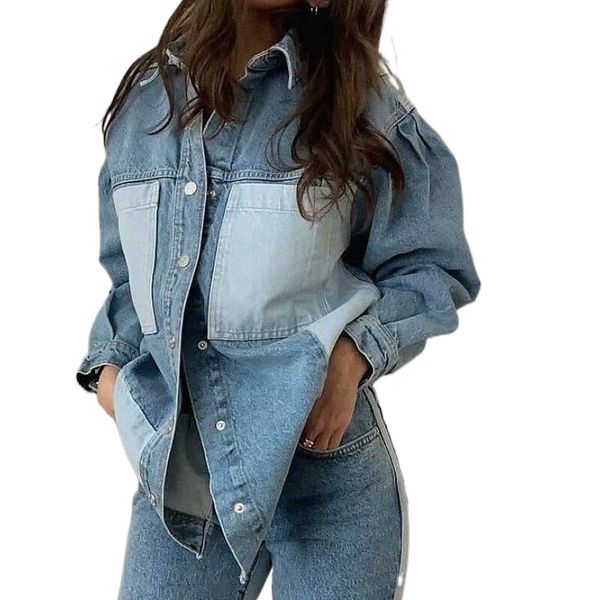 women's denim jacket street daily outdoor spring summer regular coat regular fit breathable casual streetwear jacket long sleeve color, Black;brown
women's denim jacket street daily outdoor spring summer regular coat regular fit breathable casual streetwear jacket long sleeve color, Black;brown