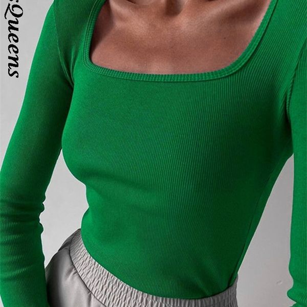 y2k square neck long sleeve t shirts women knitted autumn winter black ribbed basic female casual slim shirt 220809, White
y2k square neck long sleeve t shirts women knitted autumn winter black ribbed basic female casual slim shirt 220809, White