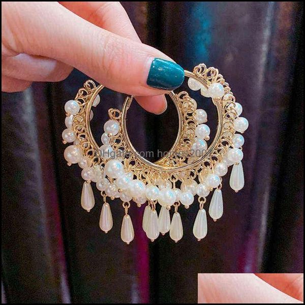 earrings charm fashion round geometric hoop bijoux tassel oversize simated pearl for women jewelry party gifts 220122 drop delivery 2021 jhx, Golden
earrings charm fashion round geometric hoop bijoux tassel oversize simated pearl for women jewelry party gifts 220122 drop delivery 2021 jhx, Golden