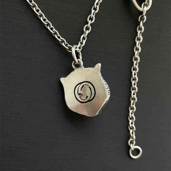 2023 designer new fashion jewelry s925 black silver used animal cow wolf ancient tiger head pendant men and women same fashion couple neckla
2023 designer new fashion jewelry s925 black silver used animal cow wolf ancient tiger head pendant men and women same fashion couple neckla