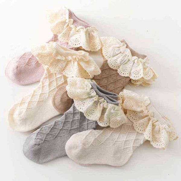 spring summer baby socks girls ruffled frilly cotton ankle with lacework decor for toddlers 0-2 years floor l220716, Pink;yellow
spring summer baby socks girls ruffled frilly cotton ankle with lacework decor for toddlers 0-2 years floor l220716, Pink;yellow