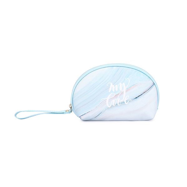 waterproof pu makeup bag ins wind hand-held bag travel out 419202262301