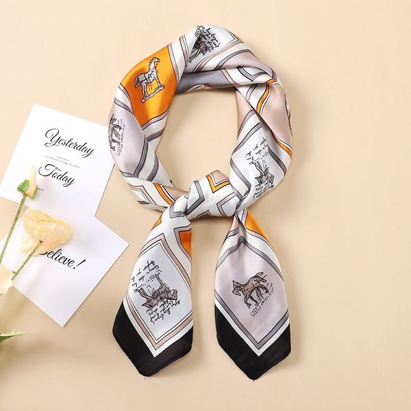 new silk wholesale 70cm printed long small scarves square ladies joker decorative fashion scarf, Blue;gray
new silk wholesale 70cm printed long small scarves square ladies joker decorative fashion scarf, Blue;gray
