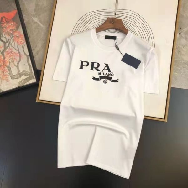 pr designer men's t shirt classic letter print round neck short sleeve sweatshirt cotton casual shirts cotton mens womens breathable sw, White;black
pr designer men's t shirt classic letter print round neck short sleeve sweatshirt cotton casual shirts cotton mens womens breathable sw, White;black