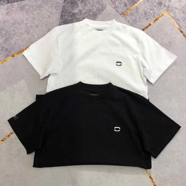 women's t-shirt designer jia xiaoxiangfeng c embroidery classic t-shirt men's and women's same style couple pullover round ne, White
women's t-shirt designer jia xiaoxiangfeng c embroidery classic t-shirt men's and women's same style couple pullover round ne, White