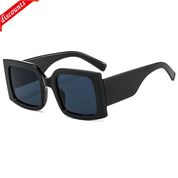 men's women's fashion trend brand sunglasses wholesale new large frame universal multi-color square, White;black
men's women's fashion trend brand sunglasses wholesale new large frame universal multi-color square, White;black