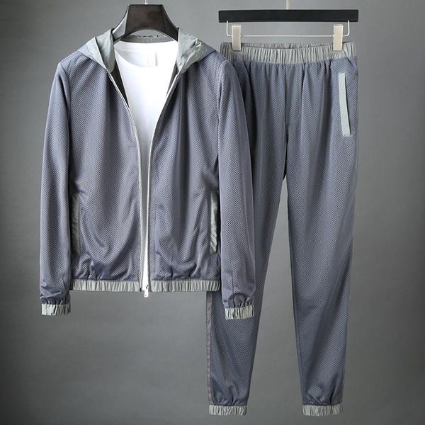 men's tracksuits jsbdfashion leisure sports hooded brand handsome cultivate one's morality man two-piece suit breathable, Gray
men's tracksuits jsbdfashion leisure sports hooded brand handsome cultivate one's morality man two-piece suit breathable, Gray