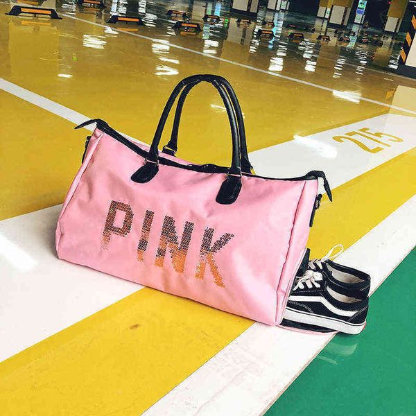 pink sequins short distance men's shoes business travel bag letter dry wet separation women's sports fitness luggage
pink sequins short distance men's shoes business travel bag letter dry wet separation women's sports fitness luggage