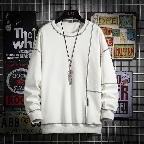 2022 crewneck sweatshirt mannen lente patchwork japanse streetwear oversized harajuku blauw hoodie mannen sweatshirts l220730, Black
2022 crewneck sweatshirt mannen lente patchwork japanse streetwear oversized harajuku blauw hoodie mannen sweatshirts l220730, Black