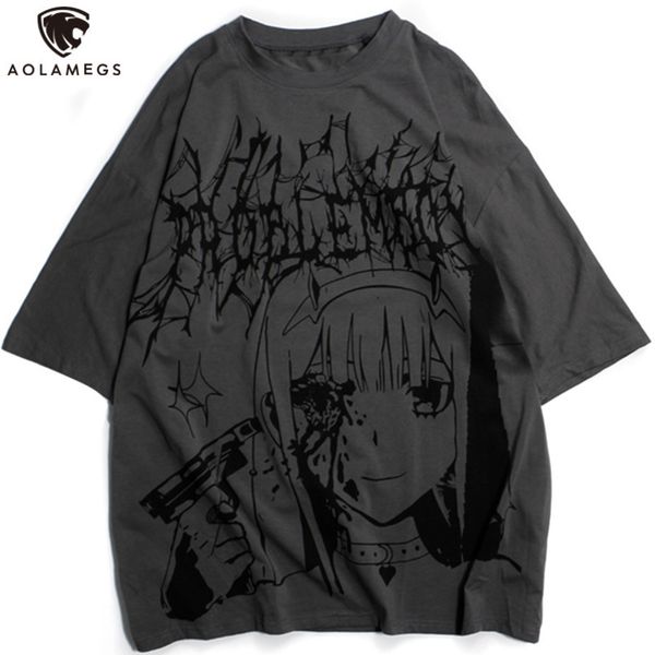 aolamegs mens tshirts summer oversized tshirt anime girl print tee shirts hip hop high street gothic streetwear 220520, White;black
aolamegs mens tshirts summer oversized tshirt anime girl print tee shirts hip hop high street gothic streetwear 220520, White;black