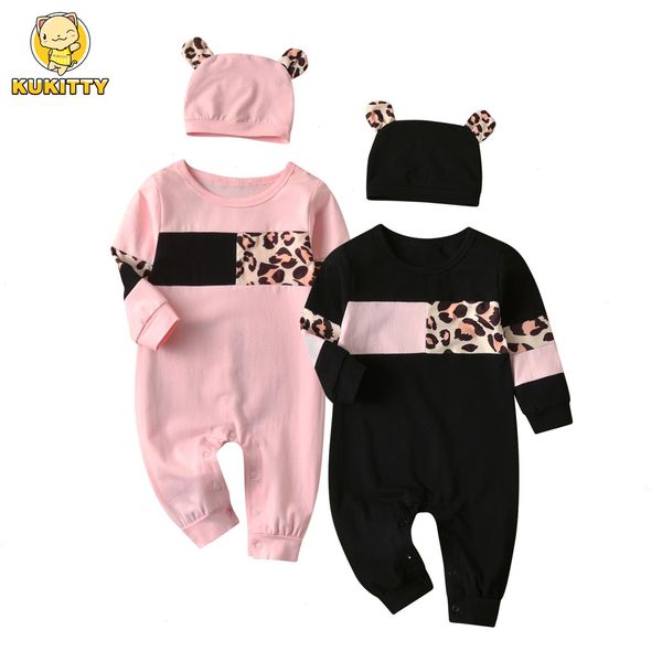 newborn baby girls clothes set cute leopard splicing long sleeve jumpsuit and hat infant clothing toddler outfits, White
newborn baby girls clothes set cute leopard splicing long sleeve jumpsuit and hat infant clothing toddler outfits, White