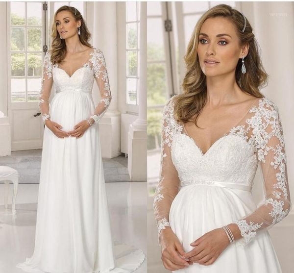 casual dresses 2022 pregnant dress for wedding party chiffon v-neck bridal gowns with long sleeve floor length lace appliques robe de mairee, Black;gray
casual dresses 2022 pregnant dress for wedding party chiffon v-neck bridal gowns with long sleeve floor length lace appliques robe de mairee, Black;gray