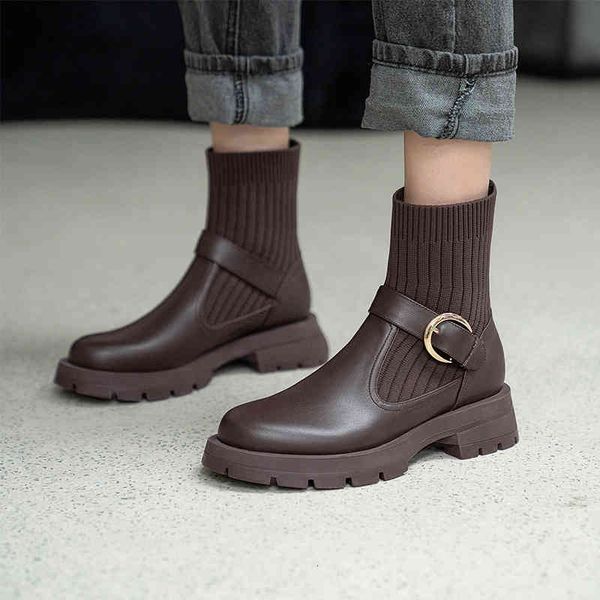 boots knitted short boots women thick heel red thin elastic autumn and winter fairy simple martin socks cjcy, Black
boots knitted short boots women thick heel red thin elastic autumn and winter fairy simple martin socks cjcy, Black