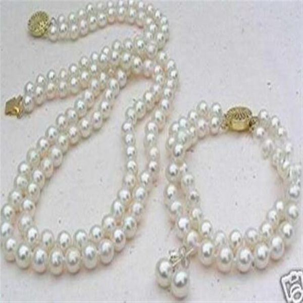 word love women fashion jewelry charming 2 rows white 8mm akoya cultured pearl necklace bracelet earring set241t, Slivery;golden
word love women fashion jewelry charming 2 rows white 8mm akoya cultured pearl necklace bracelet earring set241t, Slivery;golden