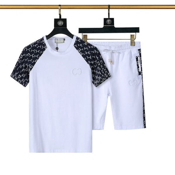 2022 summer men's tracksuits designer solid color short sleeve sports suit slim breathable street weatm22014, Gray
2022 summer men's tracksuits designer solid color short sleeve sports suit slim breathable street weatm22014, Gray