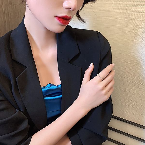 stylish opening ring japanese and korean simple personality ins trendy cold small circle index finger, Silver
stylish opening ring japanese and korean simple personality ins trendy cold small circle index finger, Silver
