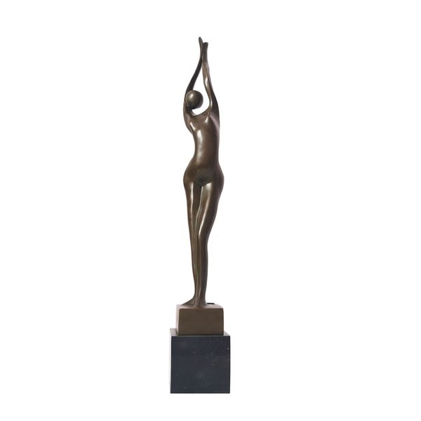modern bronze statue abstract dancer female figurine woman dancing sculpture art home decor accessories, Silver
modern bronze statue abstract dancer female figurine woman dancing sculpture art home decor accessories, Silver