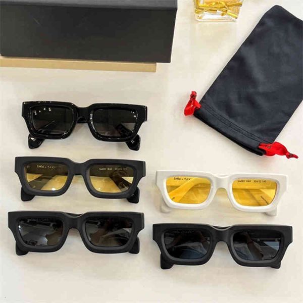 sunglasses italian minority ins plate square star same anti uvsm16, White;black
sunglasses italian minority ins plate square star same anti uvsm16, White;black