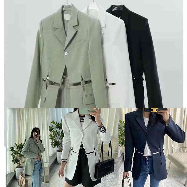 women's suits blazers p480560 waist stitching hollowed out oriental style suit women's yuan, White;black
women's suits blazers p480560 waist stitching hollowed out oriental style suit women's yuan, White;black