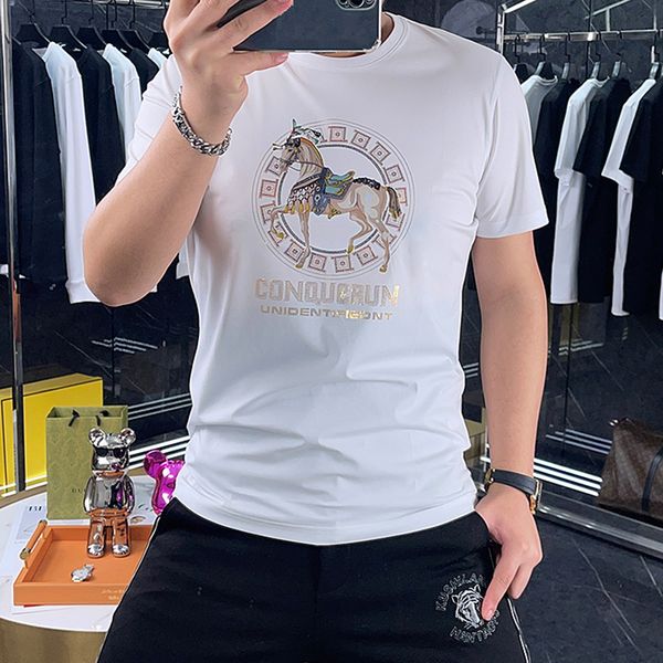 2022 summer new short sleeved men's t-shirt drill cotton round neck half sleeved slim fit bottomed shirt m--5xl, White;black
2022 summer new short sleeved men's t-shirt drill cotton round neck half sleeved slim fit bottomed shirt m--5xl, White;black