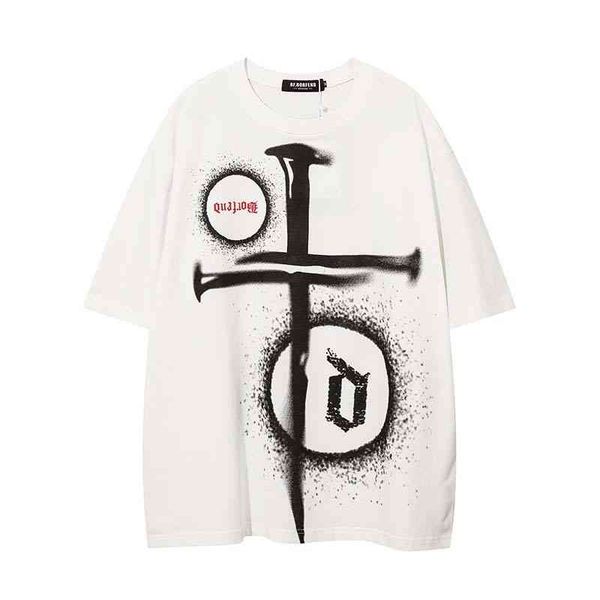 2022 dark print round neck t shirts xxl bottoming shirt men's fashion brand loose short sleeve t-shirt, White;black
2022 dark print round neck t shirts xxl bottoming shirt men's fashion brand loose short sleeve t-shirt, White;black