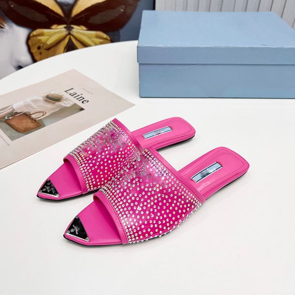 2022 spring and summer new fashion sandals for women diamond flat crystal fashion transparent slipper trend loafers, Black
2022 spring and summer new fashion sandals for women diamond flat crystal fashion transparent slipper trend loafers, Black