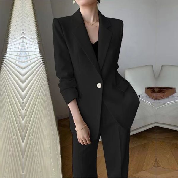 m331 womens suits blazers autumn and spring casual slim woman jacket fashion lady office suit pockets business notched coat 3 colors, White;black
m331 womens suits blazers autumn and spring casual slim woman jacket fashion lady office suit pockets business notched coat 3 colors, White;black