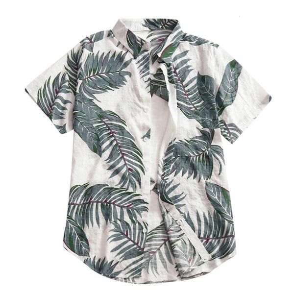 men's casual shirts mens shirt summer bohemian geometric leaves printed button print hawaii beach short sleeve blouse #38, White;black
men's casual shirts mens shirt summer bohemian geometric leaves printed button print hawaii beach short sleeve blouse #38, White;black