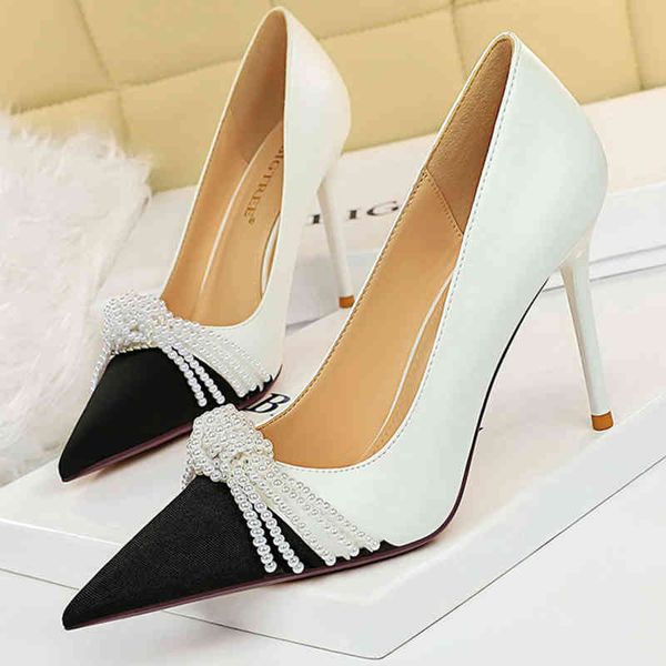 bigtree shoes pearl bowknot women pumps luxurious high heels fashion party stiletto ladies plus size 43 220531, Black
bigtree shoes pearl bowknot women pumps luxurious high heels fashion party stiletto ladies plus size 43 220531, Black