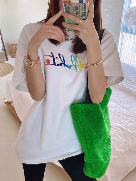 new fashion trend brand short sleeve wholesale off spring summer ow gradient color letters t-shirt simple style casual women's, White;black
new fashion trend brand short sleeve wholesale off spring summer ow gradient color letters t-shirt simple style casual women's, White;black
